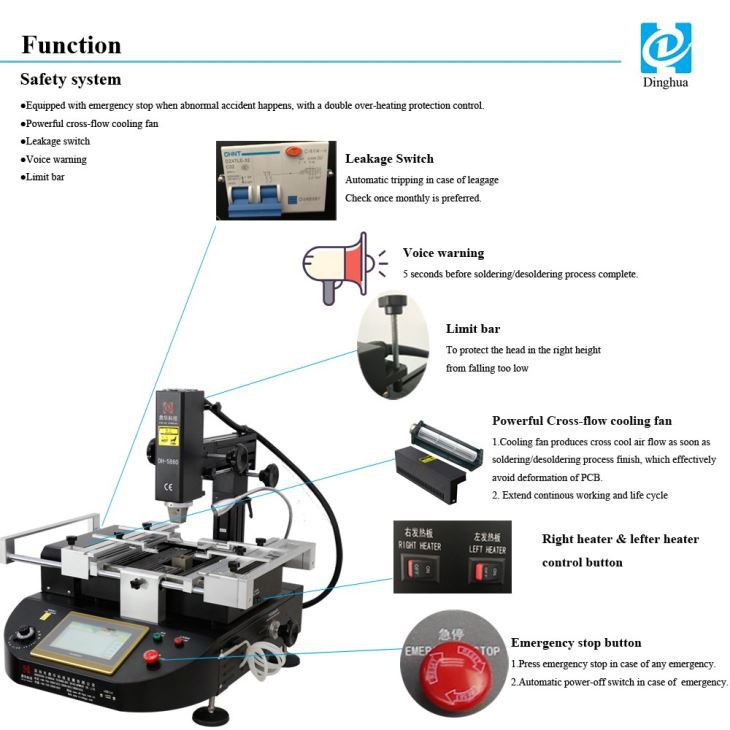DH-5860 Original high cost-effective Bga Rework Station Price In India